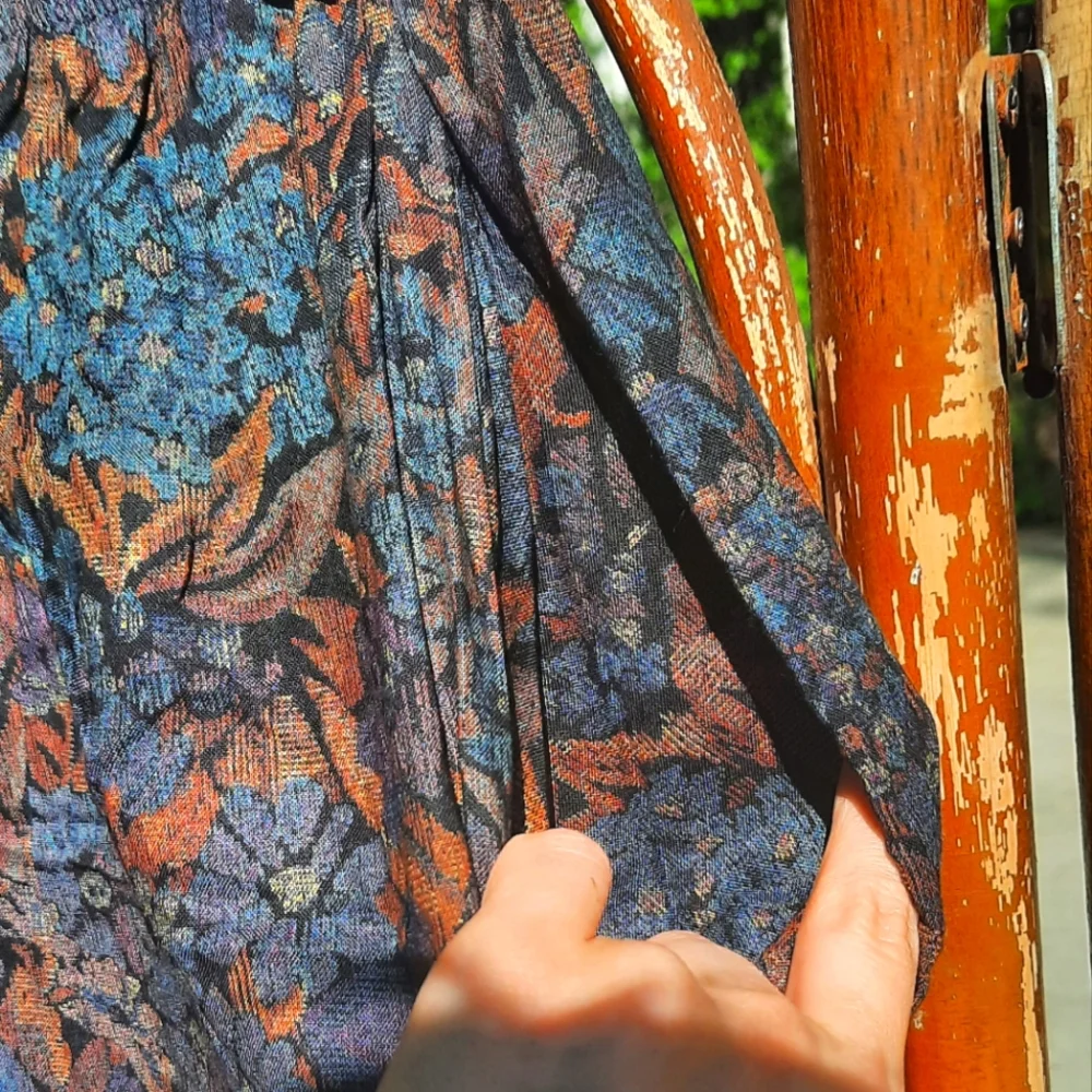 🆕️ Vintage 80s Floral G.S.L Pants - Picture 6 of 7